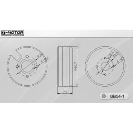 Moteur Brushless nacelle GB54-1