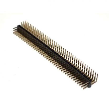 Triple rangées de 30 broche 2.54mm (90°) à souder