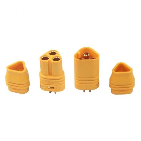 Connecteurs moteur/ESC MT60 3.5mm 3 pins