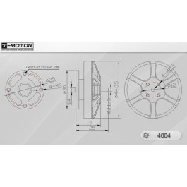 Moteur Brushless Antigravity 4004 300kv