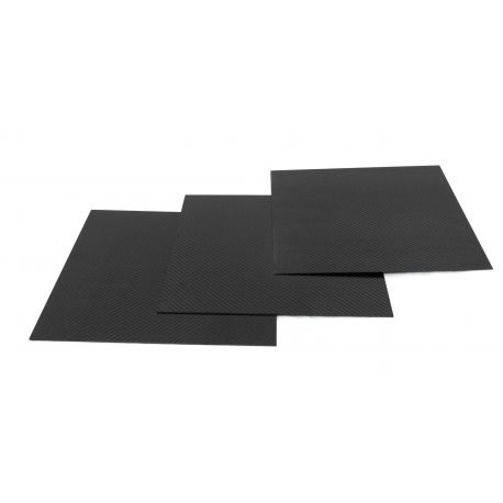 Plaque carbone haute qualité 1.5mm - 330x330mm