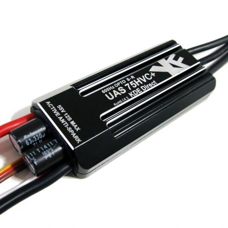 Contrôleur ESC 75A 12S - UAS75HVC - KDE DIRECT