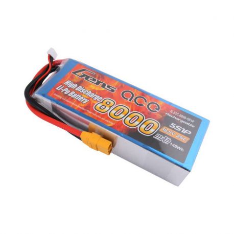 Batterie 8000mAh 18,5V 25C 5S - GENSACE