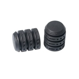 Embout caoutchouc noir Ø16 mm pour train d'atterrissage - TAROT