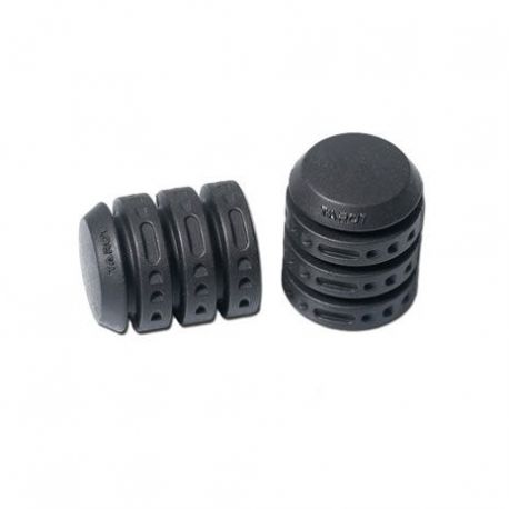 Embout caoutchouc noir Ø16 mm pour train d'atterrissage - TAROT