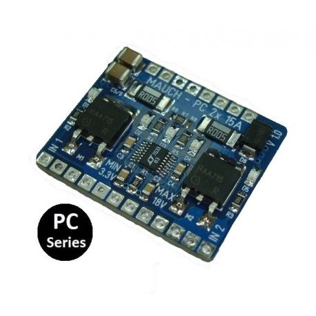 Contrôleur partage de courant diodes idéales 2 x 15 A - MAUCH