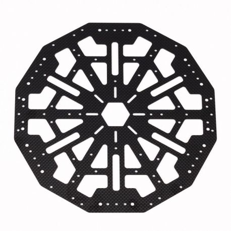 Plateau supérieur châssis HEXA 320 mm Normal Frame V2 - GRYPHON DYNAMICS