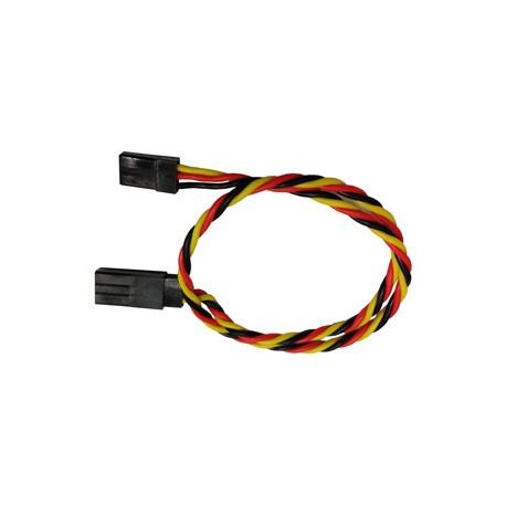 Rallonge Servo tressée 60 cm 22 AWG M/F