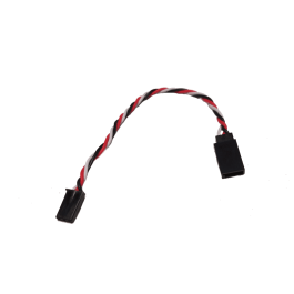 Rallonge servo tressée 30cm Servo (Futaba) crochet 22AWG 