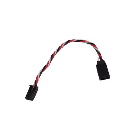 Rallonge servo tressée 30cm Servo (Futaba) crochet 22AWG 