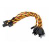 Rallonge Servo tressée 15 cm 22AWG M/F