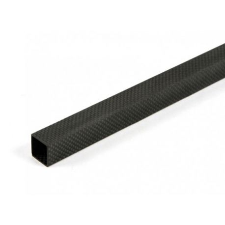 Tube carbone carré Ø20x20x1000mm