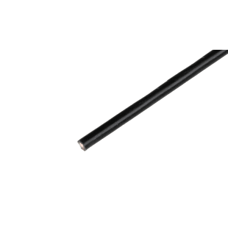 Câble silicone haute qualité 10 mm² Noir (1 m) - MULDENTAL ELEKTRONIK