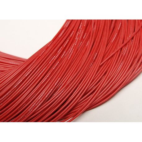 Câble silicone haute qualité 24 AWG Rouge (1 m) - Turnigy