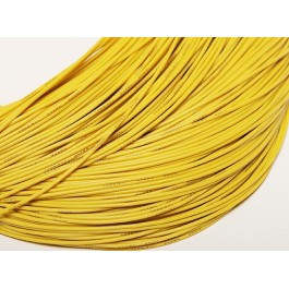 Câble silicone haute qualité 24 AWG Jaune (1 m) - Turnigy