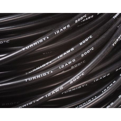 Turnigy Câble Pure-Silicone  12AWG (1mtr) Rouge