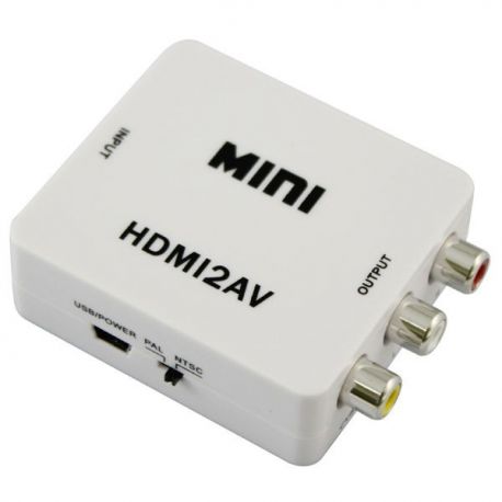 Adaptateur Convertisseur HDMI vers AV Composite RCA
