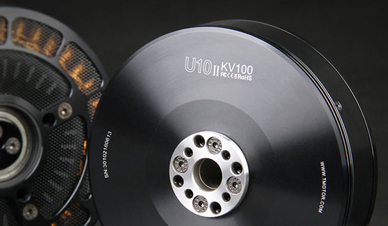 Vue de présentation du moteur T-motor U10II 100KV