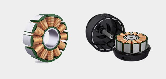 Vue intérieure du moteur U3 700kv